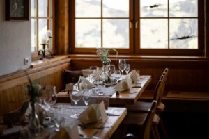 Detail photo of the table decoration